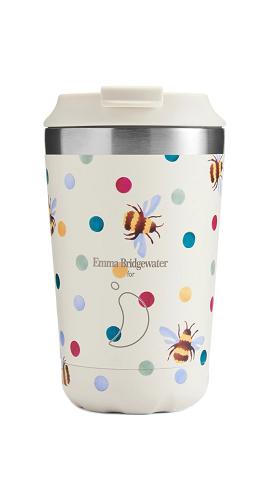 Chilly's Coffee Cup 340ml Polka Dots & Bees